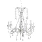 LAMPARA TECHO METAL 63,5X63,5X122 63,5 BLANCO