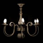 LAMPARA TECHO METAL 72X72X64 BLANCO - Imagen 5