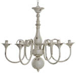 LAMPARA TECHO METAL 72X72X64 BLANCO