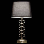 LAMPARA SOBREMESA METAL POLIESTER 25X25X48 DORADO - Imagen 2