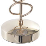 LAMPARA SOBREMESA METAL POLIESTER 25X25X48 DORADO - Imagen 5