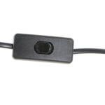 LAMPARA SOBREMESA METAL POLIESTER 25X25X48 DORADO - Imagen 6