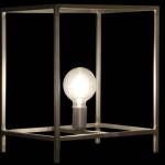 LAMPARA SOBREMESA METAL 33X33X40 GRIS OSCURO - Imagen 6