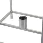 LAMPARA SOBREMESA METAL 33X33X40 GRIS OSCURO - Imagen 4