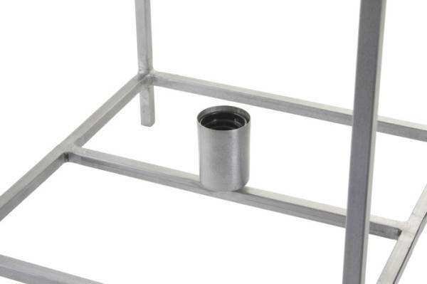 LAMPARA SOBREMESA METAL 33X33X40 GRIS OSCURO - Imagen 4