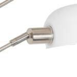 LAMPARA PIE ACERO CRISTAL 48X50X195 CROMADO BLANCO - Imagen 9