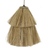 LAMPARA TECHO METAL JUTE 30X30X35 NATURAL