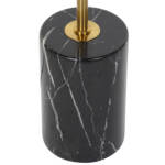 LAMPARA PIE ALUMINIO CRISTAL 35X27X175 5 BOLAS - Imagen 4
