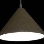 LAMPARA TECHO ARCILLA 27X27X20 BEIGE - Imagen 2