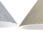 LAMPARA TECHO ARCILLA 27X27X20 GRIS - Imagen 2