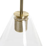 LAMPARA TECHO CRISTAL METAL 20X20X28 TRANSPARENTE - Imagen 3