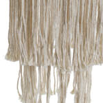 PANTALLA ALGODON MACRAME 30X30X56 NATURAL CREMA - Imagen 4