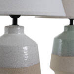 LAMPARA SOBREMESA PORCELANA 30X30X44 VERDE/VEIG - Imagen 2