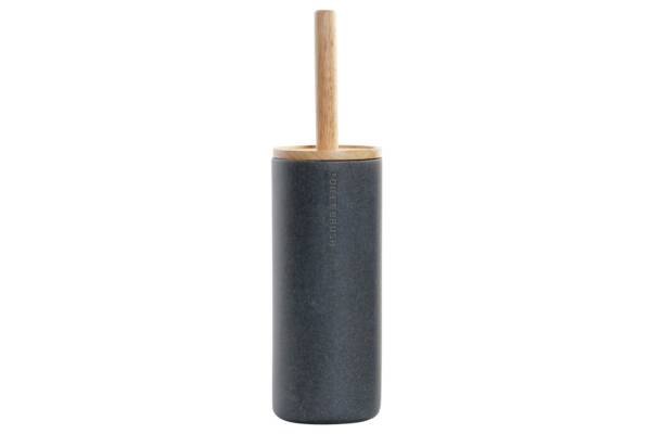ESCOBILLERO RESINA BAMBU 10X10X38 GRIS OSCURO