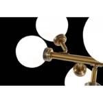 DESCRIPCIÓN: LAMPARA TECHO ALUMINIO CRISTAL 16 BOLAS 93X27X66 CM. - Imagen 4
